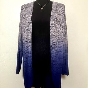 Ombré Blue Cardigan